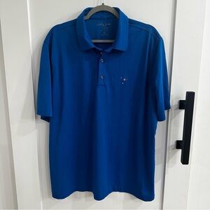 Bobby Jones X-H2O Polo XL Ridgewood Country Club Logo Blue Performance